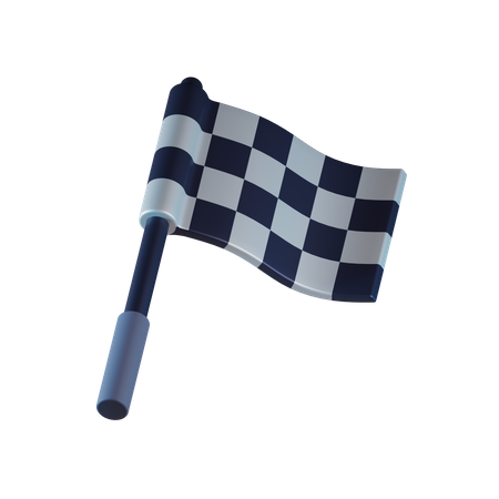 Finish Flag  3D Icon