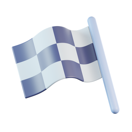 Finish Flag  3D Icon