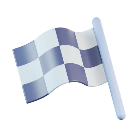 Finish Flag  3D Icon