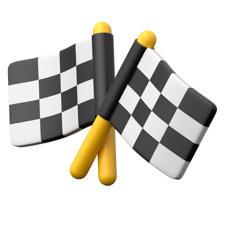 Finish Flag  3D Icon