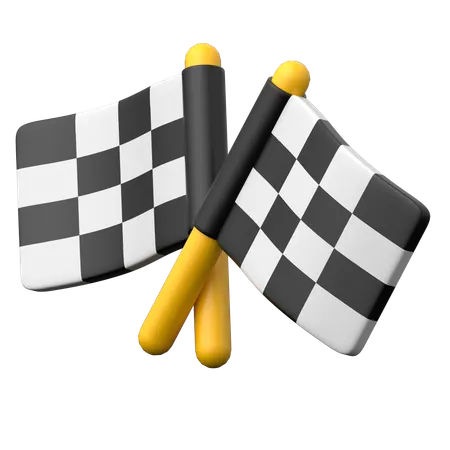 Finish Flag  3D Icon