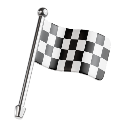 Finish Flag  3D Icon