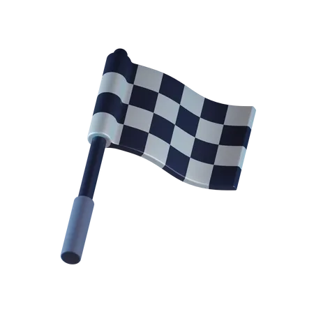 Finish Flag  3D Icon