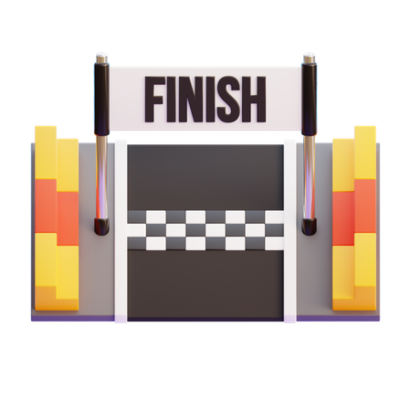 FINISH LINE  3D Icon