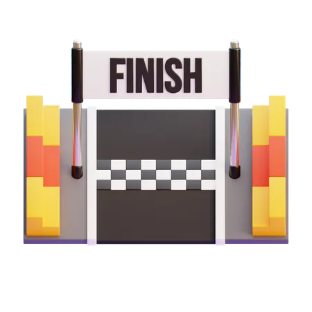 FINISH LINE  3D Icon