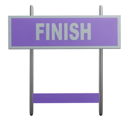 Finish Line  3D Icon