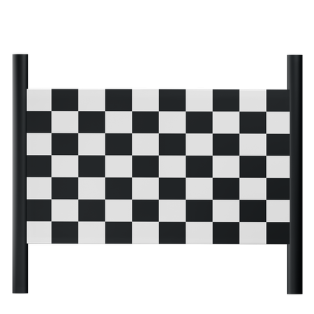 Finish Line Flag  3D Icon