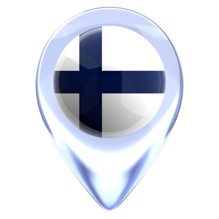 フィンランド  3D Icon