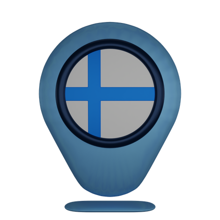 フィンランド  3D Icon