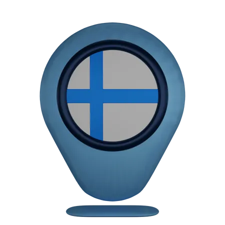 フィンランド  3D Icon