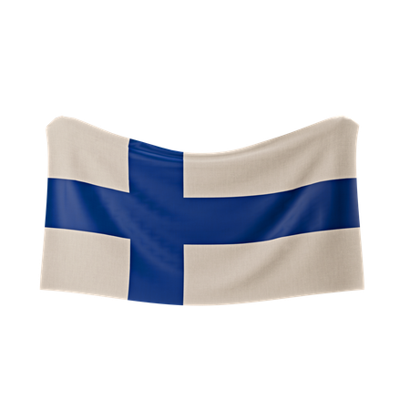 Finland Flag  3D Icon