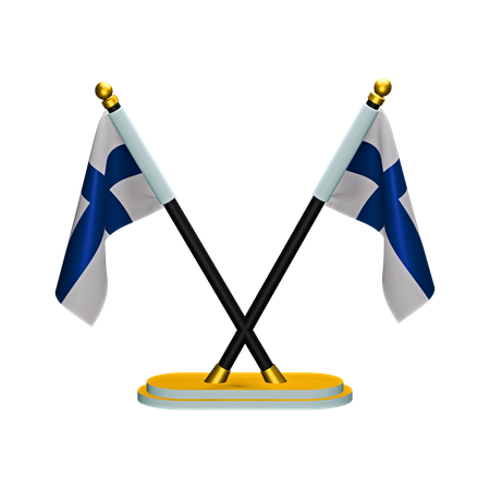 Finland Flag  3D Icon