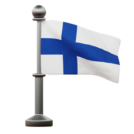 Finland Flag  3D Icon