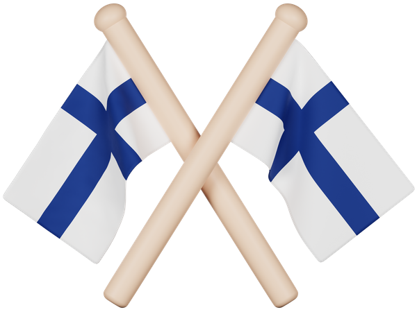 Finland Flag  3D Icon