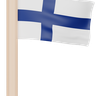 finland flag 3d illustration