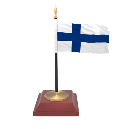 Finland flag  3D Icon
