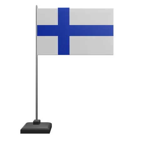 Finlandia Flag  3D Icon