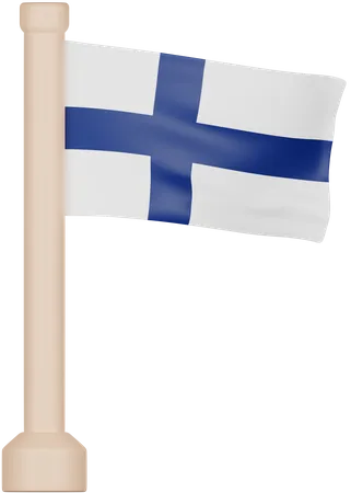 Finnland Flagge  3D Icon