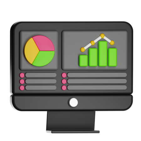 Fintech Dashboard  3D Icon