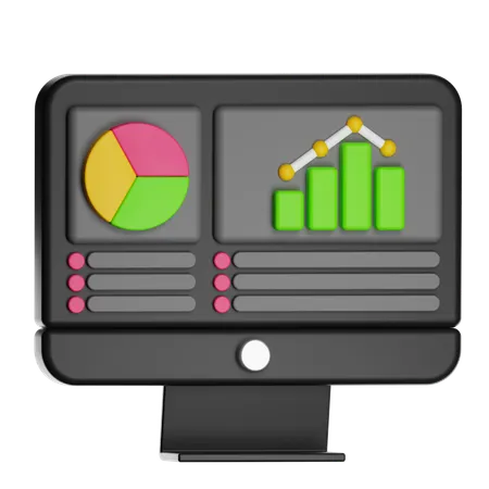 Fintech Dashboard  3D Icon
