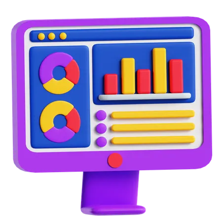 Fintech Dashboard  3D Icon