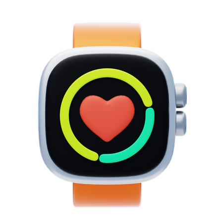Fintness Tracker  3D Icon