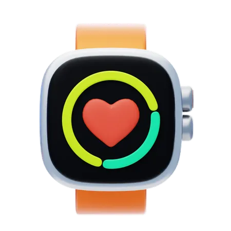 Fintness Tracker  3D Icon