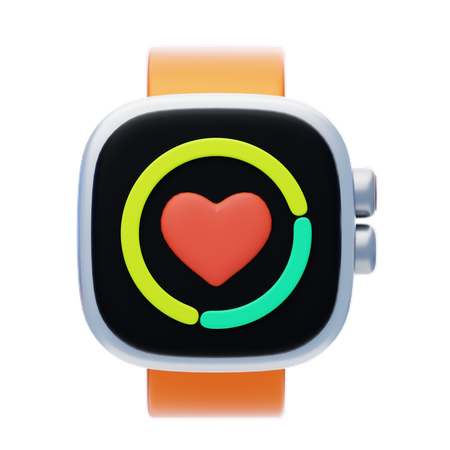Fintness Tracker  3D Icon