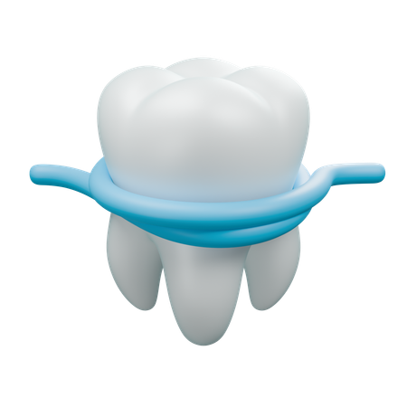 Fio dental  3D Icon