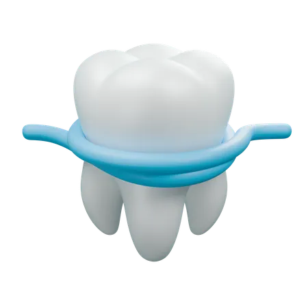 Fio dental  3D Icon