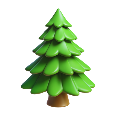 Fir Tree  3D Icon