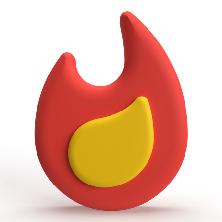 Fire  3D Icon