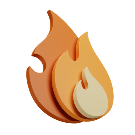 Fire  3D Icon