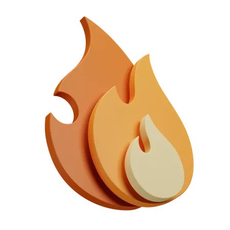 Fire  3D Icon