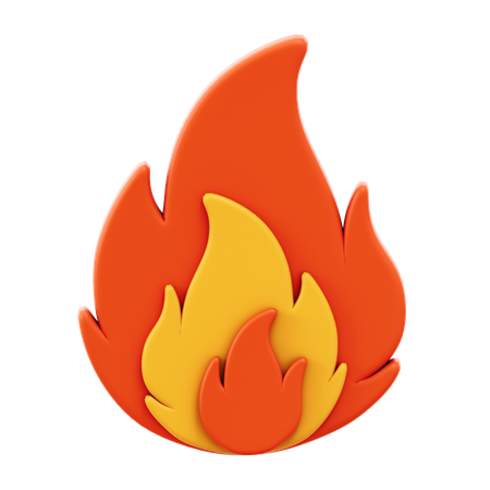 Fire  3D Icon