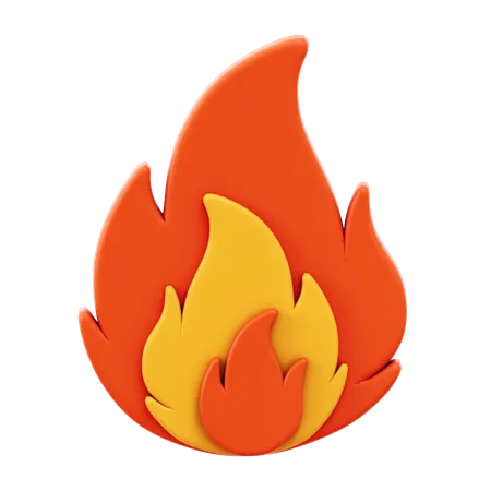 Fire  3D Icon