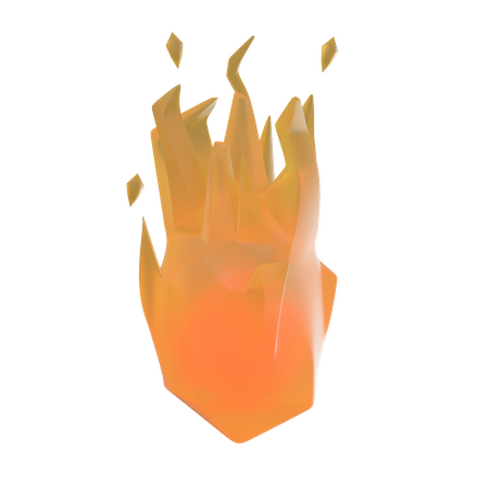 Fire  3D Icon