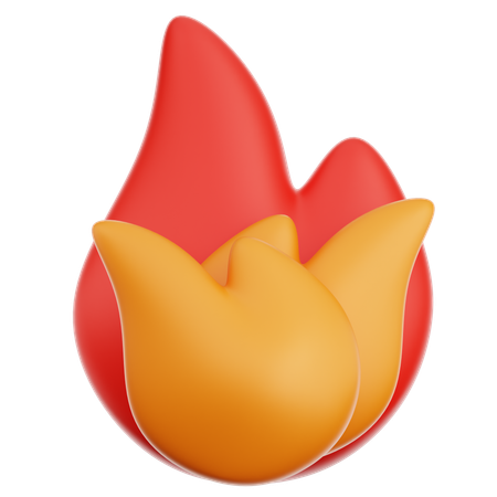 Fire  3D Icon