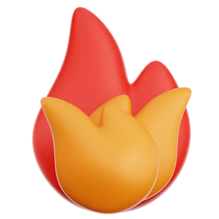 Fire  3D Icon