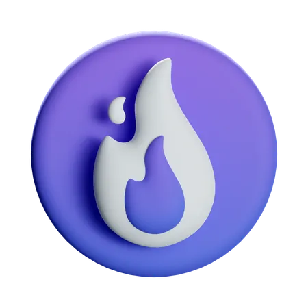 Fire  3D Icon