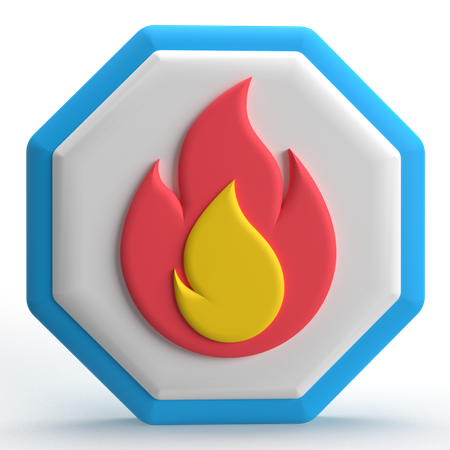 Fire  3D Icon