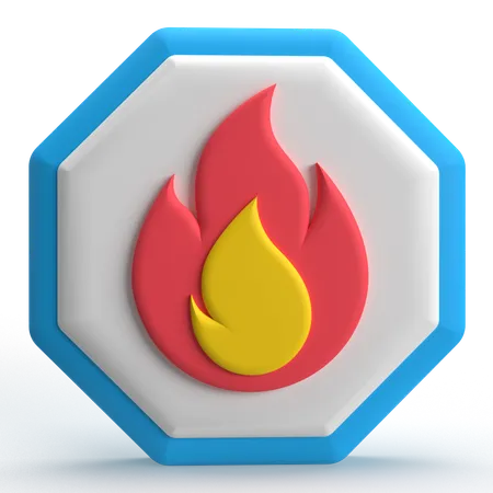 Fire  3D Icon