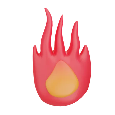 Fire  3D Icon