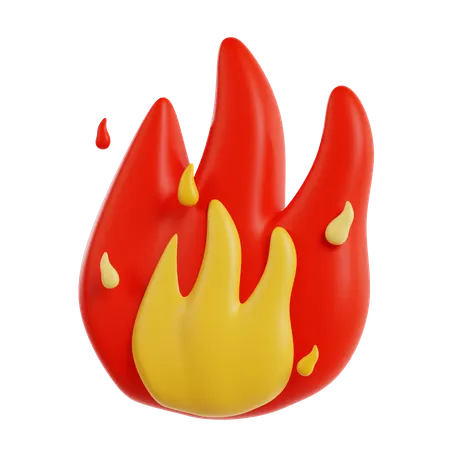 Fire  3D Icon