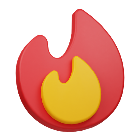 Fire  3D Icon