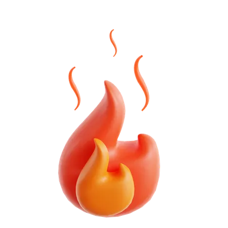 Fire  3D Icon
