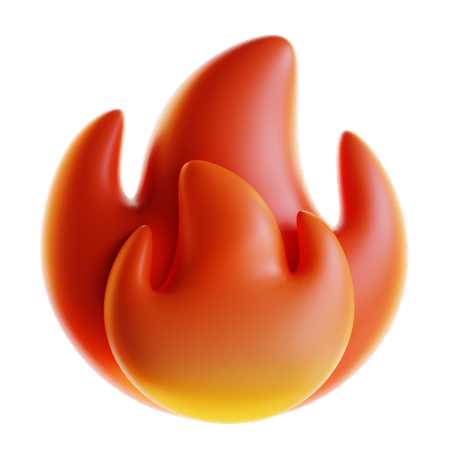 Fire  3D Icon