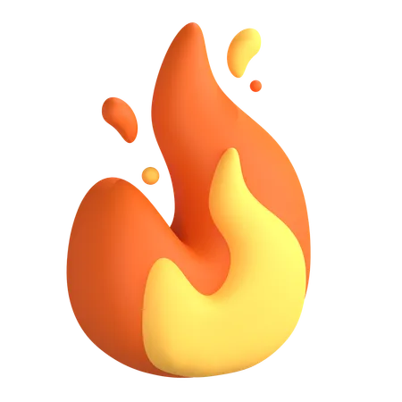 Fire  3D Icon