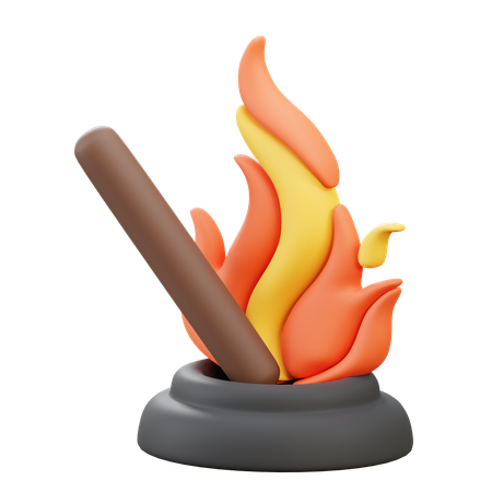 Fire  3D Icon