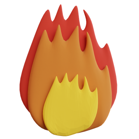 Fire  3D Icon